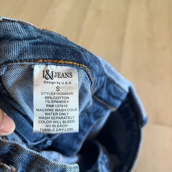 Black label high rise button front overalls skirt size s - Picture 6 of 7